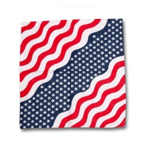 Bandana ( drapeau AMERICAIN ondulé ).